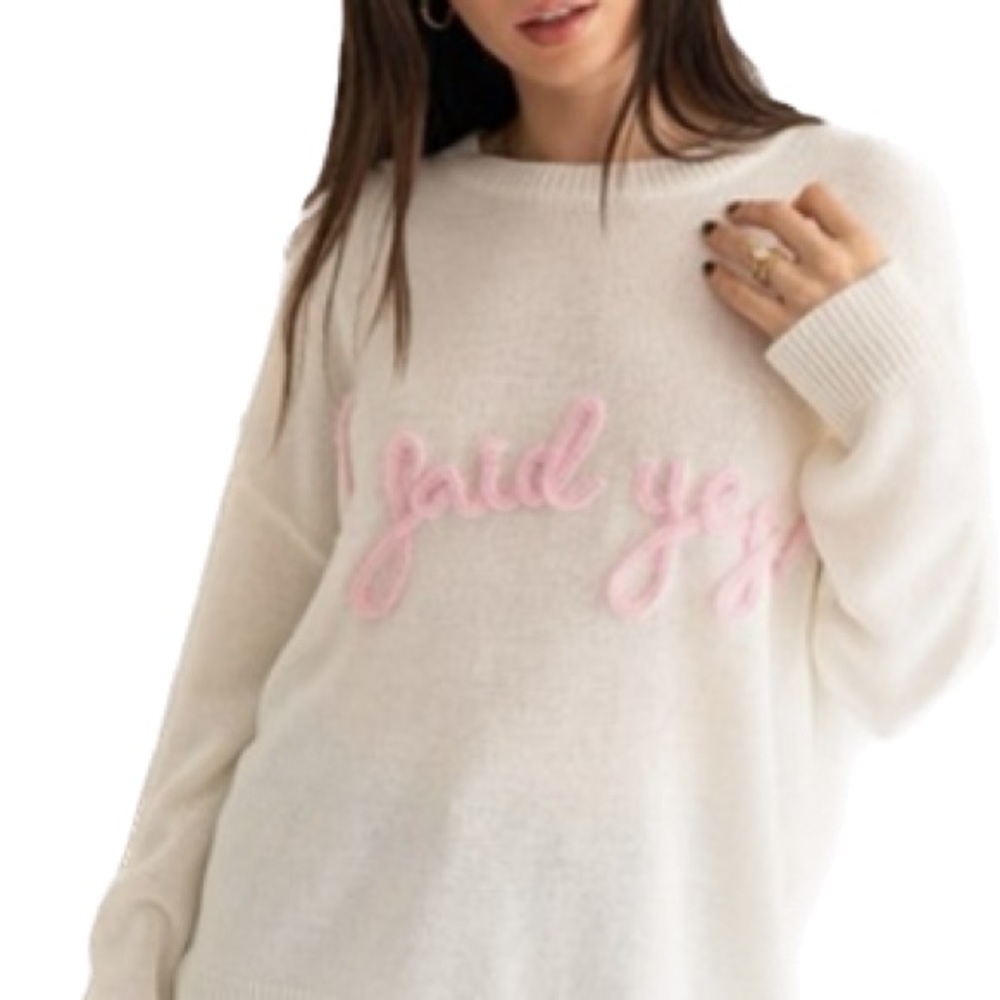 I Said Yes lightweight sweater